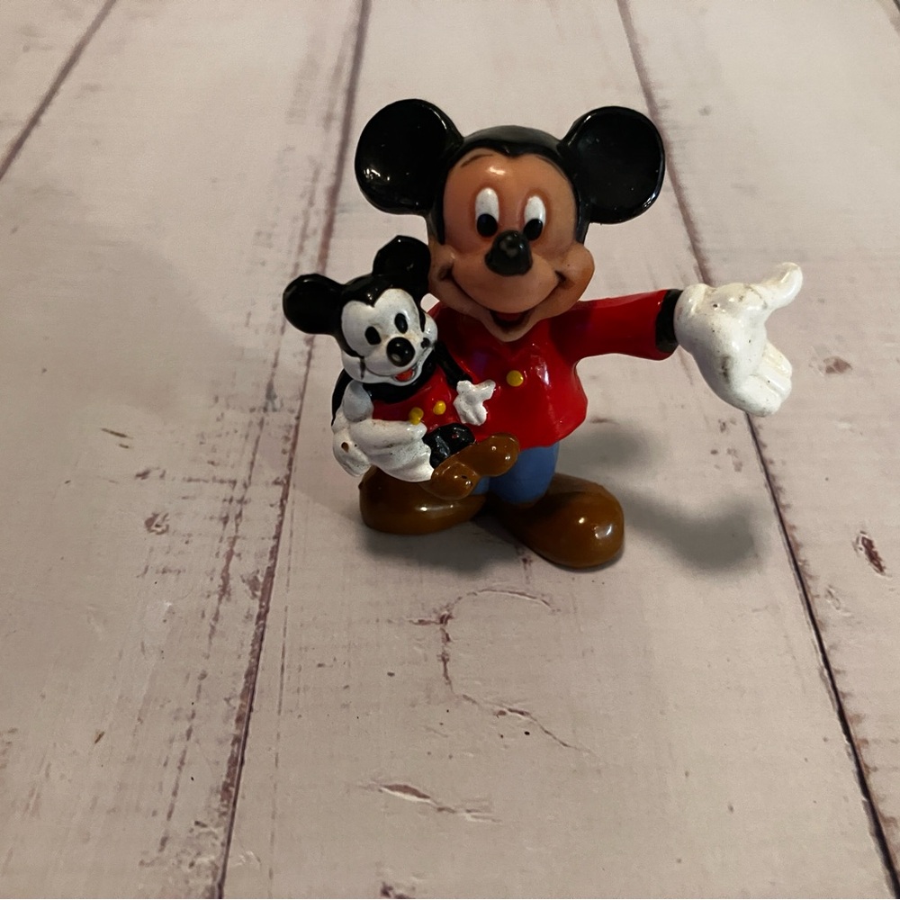 Classic Red Mickey Mouse Figure - Kids Toy